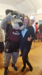 Wolfie and Revd Linda say Hello