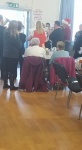 Revd Linda Bishop officially declares the Fayre open and Warrington Brass band welcome everyone